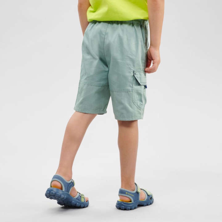 กางเกงขาสั้นสำหรับเด็กอายุ-2-6-ปีใส่เดินป่ารุ่น-mh500