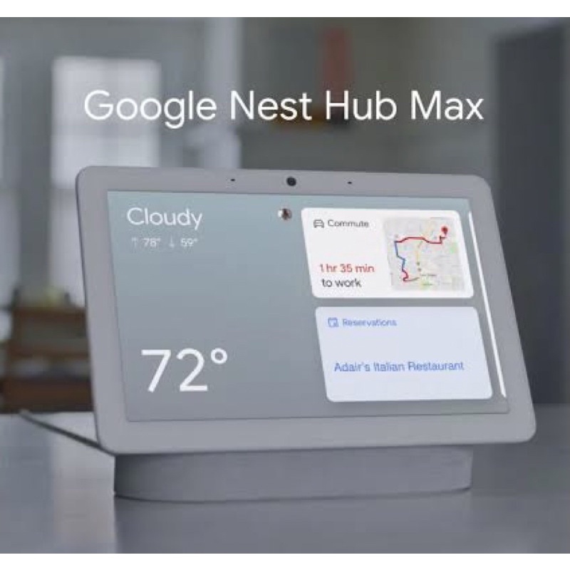 google-nest-hub-max-หน้าจอ-10นิ้ว-มาพร้อมกับกล้องวงจรปิด-nest-cam-สั่งการผ่าน-google-assistant