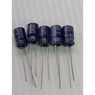 คอนเดนเซอร์#3.3uf50V# คาปาซิเตอร์ (ราคาแพ็ค 5 ตัว)