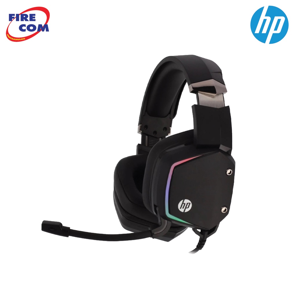 hp-head-phone-หูฟังเกมมิ่ง-hp-h320gs-black-usb-virtual-7-1-surround-sound-gaming-headset-8aa14aa-ออกใบกำกับภาษีได้