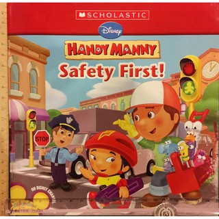 หนังสือเด็กมือสอง Handy Manny Safety First! Dianey หนังสือเด็กภาษาอังกฤษ