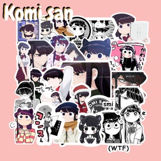 สติกเกอร์ ลายการ์ตูนอนิเมะ Komi SAN WA KOMYUSHOU DESU กันน้ํา 9 ชิ้น