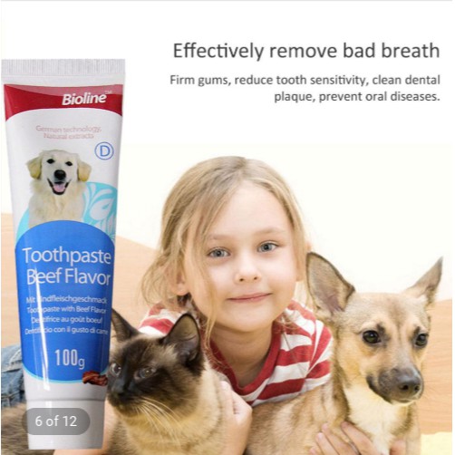รูปภาพของยาสีฟันสุนัข ยาสีฟันแมว สเปรย์ระงับกลิ่นปาก Bioline / Trixie ลดหินปูนสะสม ยับยั้งแบคทีเรีย ในช่องปากสุนัขและแมวลองเช็คราคา