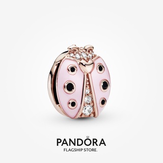 Pandora จี้นกเต่าทอง สีชมพู ของขวัญวันเกิด สําหรับสุภาพสตรี DIY p825