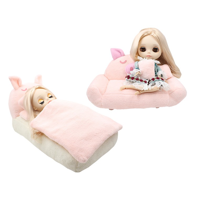 ภาพหน้าปกสินค้าblythe doll ตุ๊กตาบลายธ์ furniture bed sofa bjd licca Lijia sd 1/6