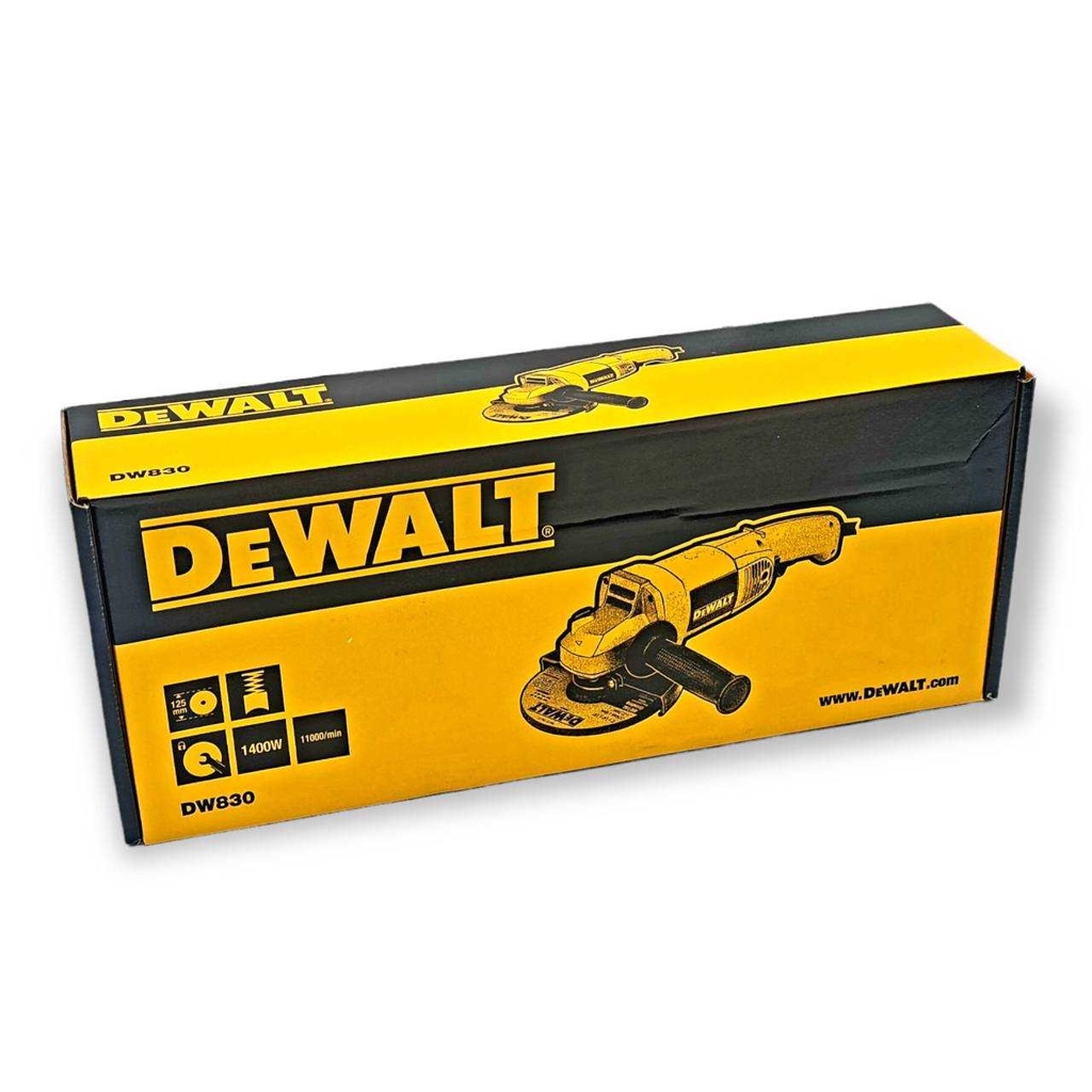DEWALT เครื่องเจียร์ไฟฟ้า 5 นิ้ว รุ่น DW830 (1400วัตต์) รับประกันศูนย์ ...