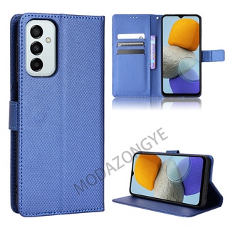 Samsung Galaxy M23 5G เคส เคสฝาพับ PU Leather Wallet Case Stand Holder Flip Galaxy M23 GalaxyM23 เคส