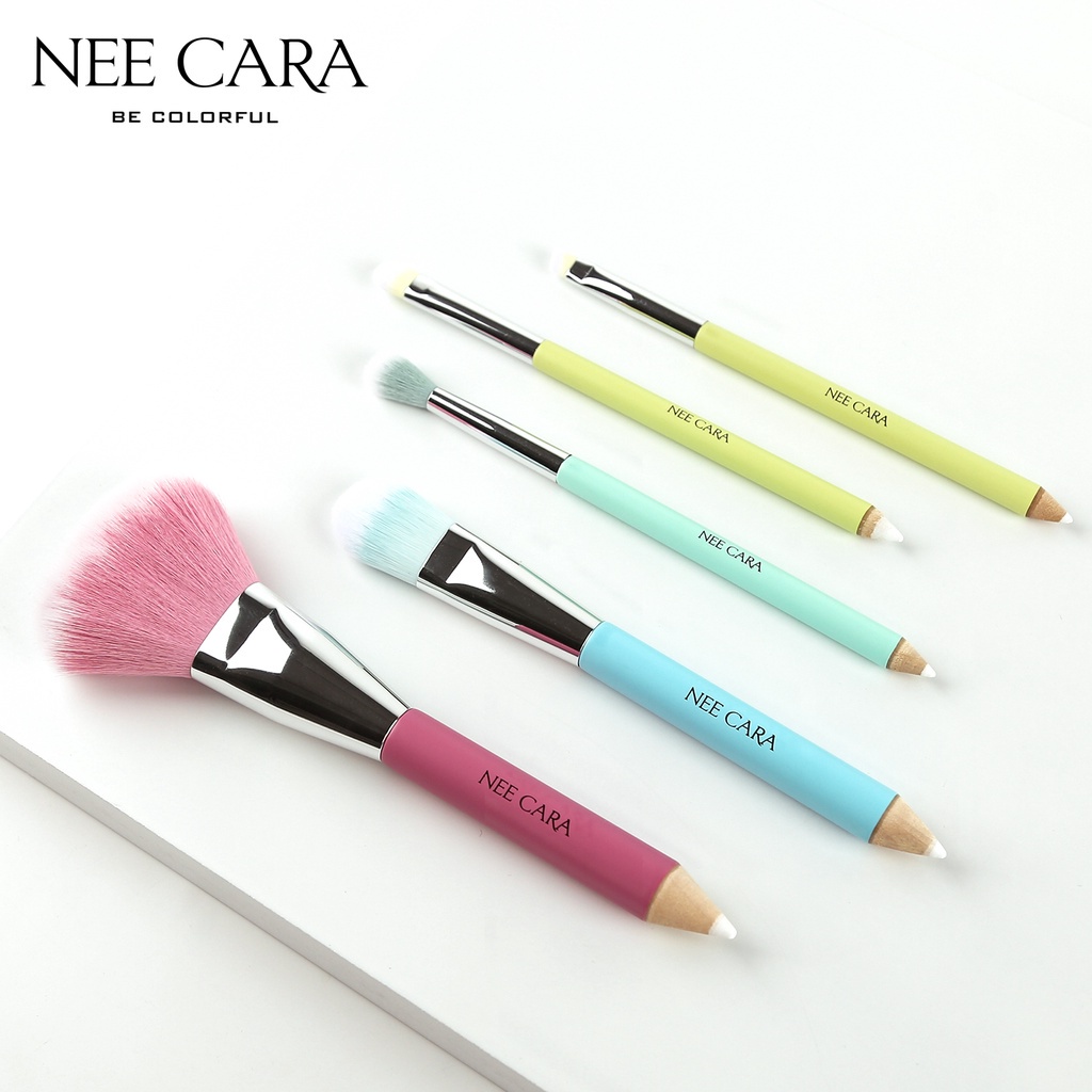 nee-cara-5-pcs-brush-set-n916-neecara-นีคาร่า-ชุด-เซต-แปรงแต่ง