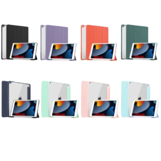โปรโมชั่น : เคสฝาพับ ฝาหลังใส สำหรับ ไอแพด รุ่น 8  9 เก็บปากกาได้ Case With Pencil Holder For iPad 10.2  8  9