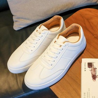 สินค้า ✨รองเท้าผู้ชาย รองเท้าผ้าใบกันน้ำ สีขาว(WHITE)