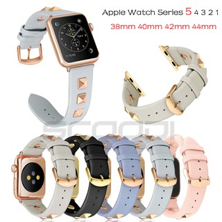 ภาพหน้าปกสินค้าสายนาฬิกาข้อมือ for Apple Watch Ultla Series 8 / 7 /6 / SE / 5 / 4 / 3 / 2 / 1 49/45 /44 / 42 มม. 41/40 / 38 มม. rivet strap ที่เกี่ยวข้อง