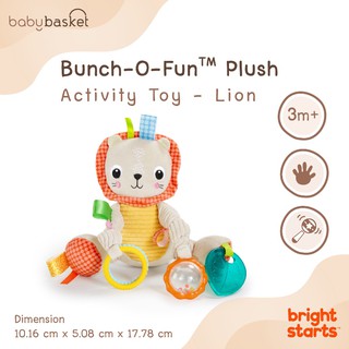 ของเล่นเด็ก ตุ๊กตา สิงโต Bright Starts Bunch O Fun Toy Lion เสริมสร้างพัฒนาการ