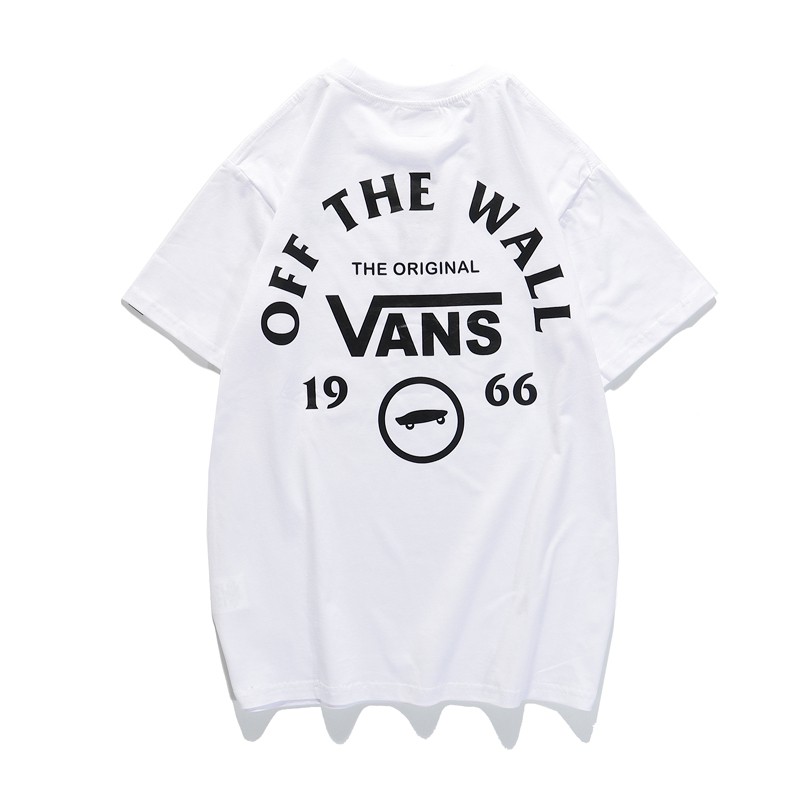 vans-เสื้อยืดแขนสั้น-คอกลม-ผ้าฝ้าย-พิมพ์ลายโลโก้-ทรงหลวม-สไตล์คลาสสิก-สําหรับผู้ชาย