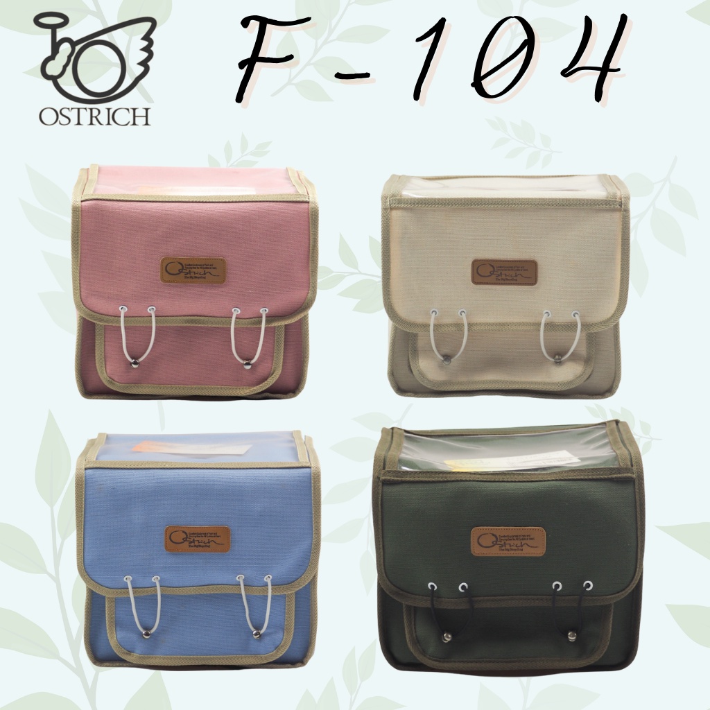 กระเป๋าหน้าจักรยาน-ostrich-f-104-ผ้า-canvas-กันนำ้-made-in-japan