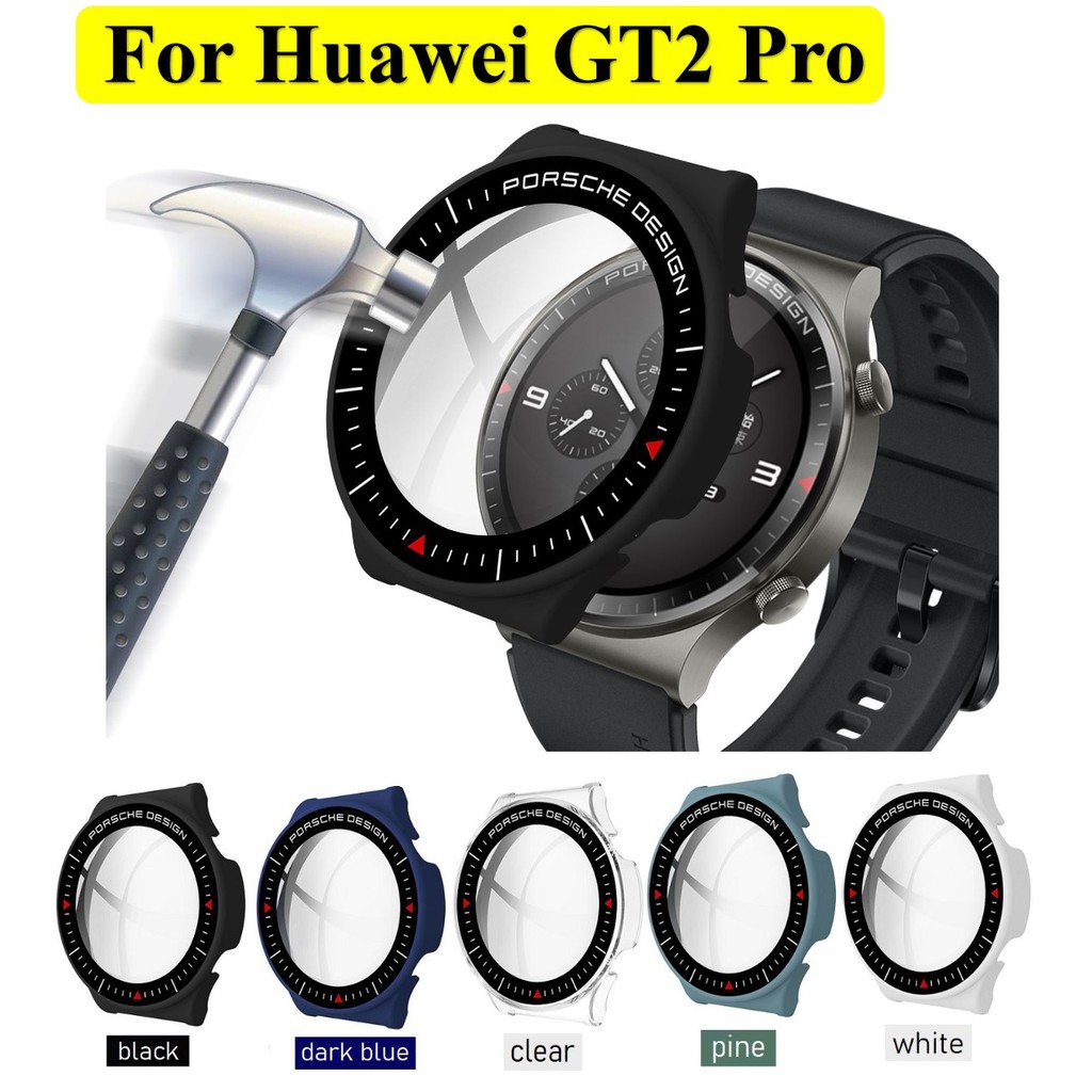 ภาพหน้าปกสินค้าHuawei GT2 pro Case Tempered glass Full covered Hard Protective Cover for Huawei watch gt 2 pro shockproof case for GT2 pro