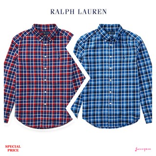 RALPH LAUREN PLAID COTTON TWILL SHIRT (BOY SIZE 8-20)