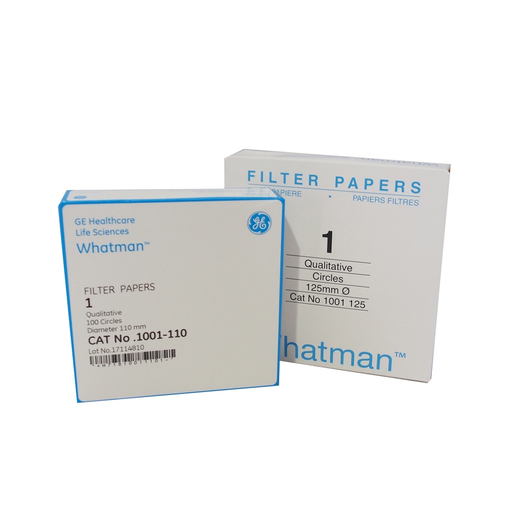 กระดาษกรอง Whatman No. 1 100 แผ่น (Filter Paper Whatman No.1 100