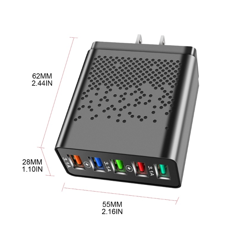 doublebuy-อะแดปเตอร์ปลั๊กชาร์จ-usb-5-พอร์ต-48w-ปลั๊ก-us-eu-สําหรับโทรศัพท์มือถือ-แท็บเล็ต