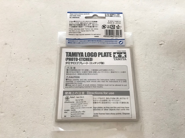 ภาพสินค้ารหัส 73023 โลโก้ทามิย่า TAMIYA LOGO PLATE ญี่ปุ่นแท้ จากร้าน virusmini4wd บน Shopee ภาพที่ 1