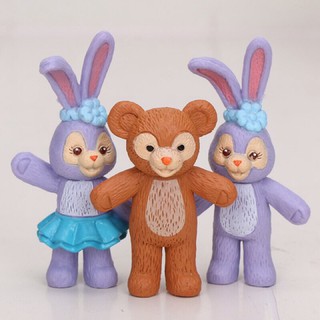 ฟิกเกอร์ Mini Disney (Duffy Bear) , (Stella Rabbit) ขนาด 2-2.5 นิ้ว ...