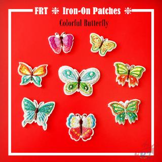 สินค้า ☸ Animals - Colorful Butterfly Patch ☸ 1Pc Diy Sew on Iron on Badges Patches （Butterfly - Series 04）