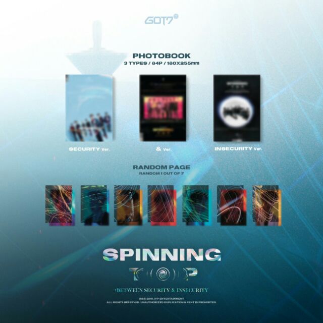 อัลบั้มเปล่าgot7-spinning-top