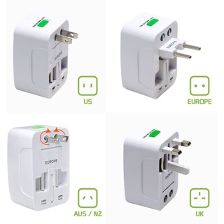 Adaptor all in one หัวเสียบแปรงปลั๊กไฟ สำหรับเดินทาง