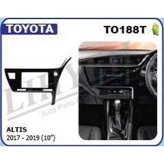 หน้ากากวิทยุจอแอนดรอย2ดินขนาด10หน้ากากอัลติส-toyota-altis-2017-19-แท้100-ราคาถูก