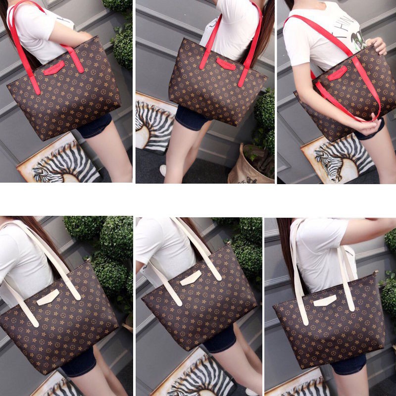กระเป๋าสะพาย-ใบใหญ่-ใส่ของได้เยอะ-แฟชั่นทรงช้อปปิ้ง-สไตล์ยุโรป-ใส่ของได้เยอะshoulder-bag