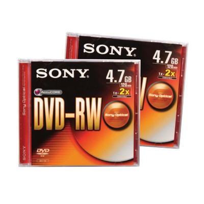 ราคาและรีวิวSONY แผ่น DVD-RW แพ็ค 1 แผ่น รุ่น DMW47S 4.7 GB