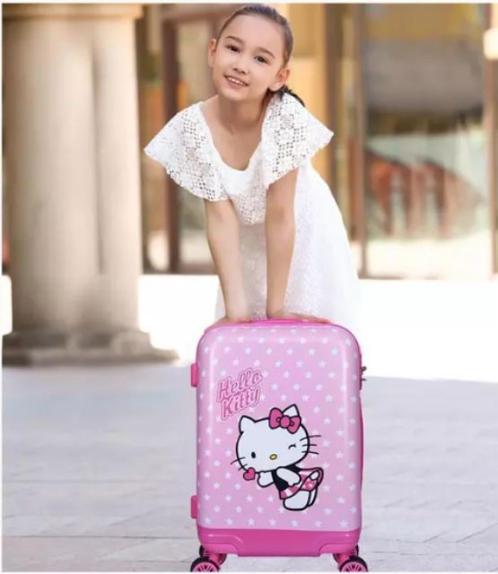 pre-order-กระเป๋าเดินทางคิตตี้น่ารัก-hellokitty-pink