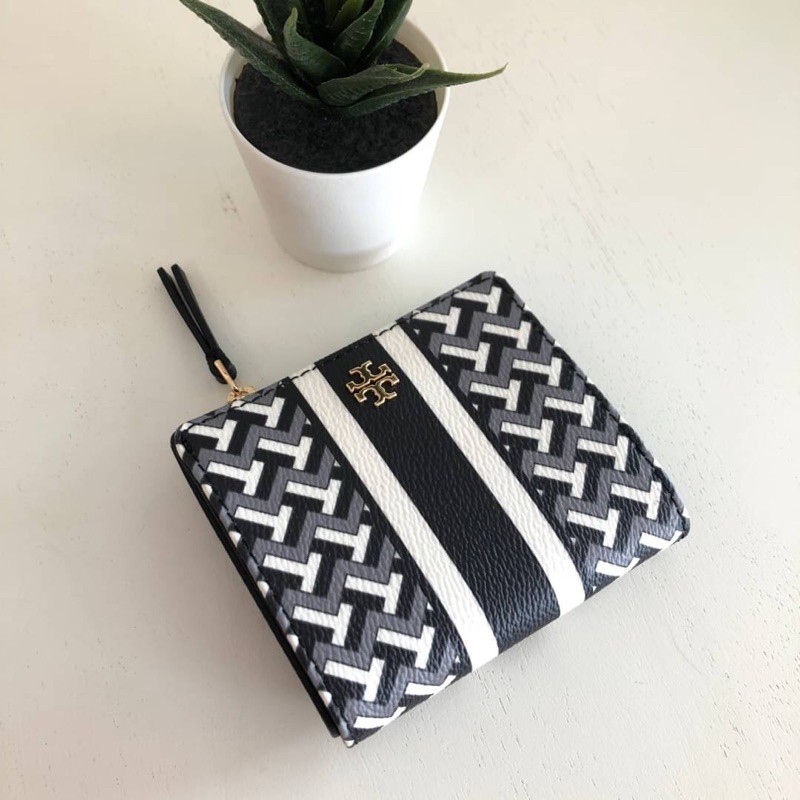 Tory Burch T Zag zip mini wallet Shopee Thailand