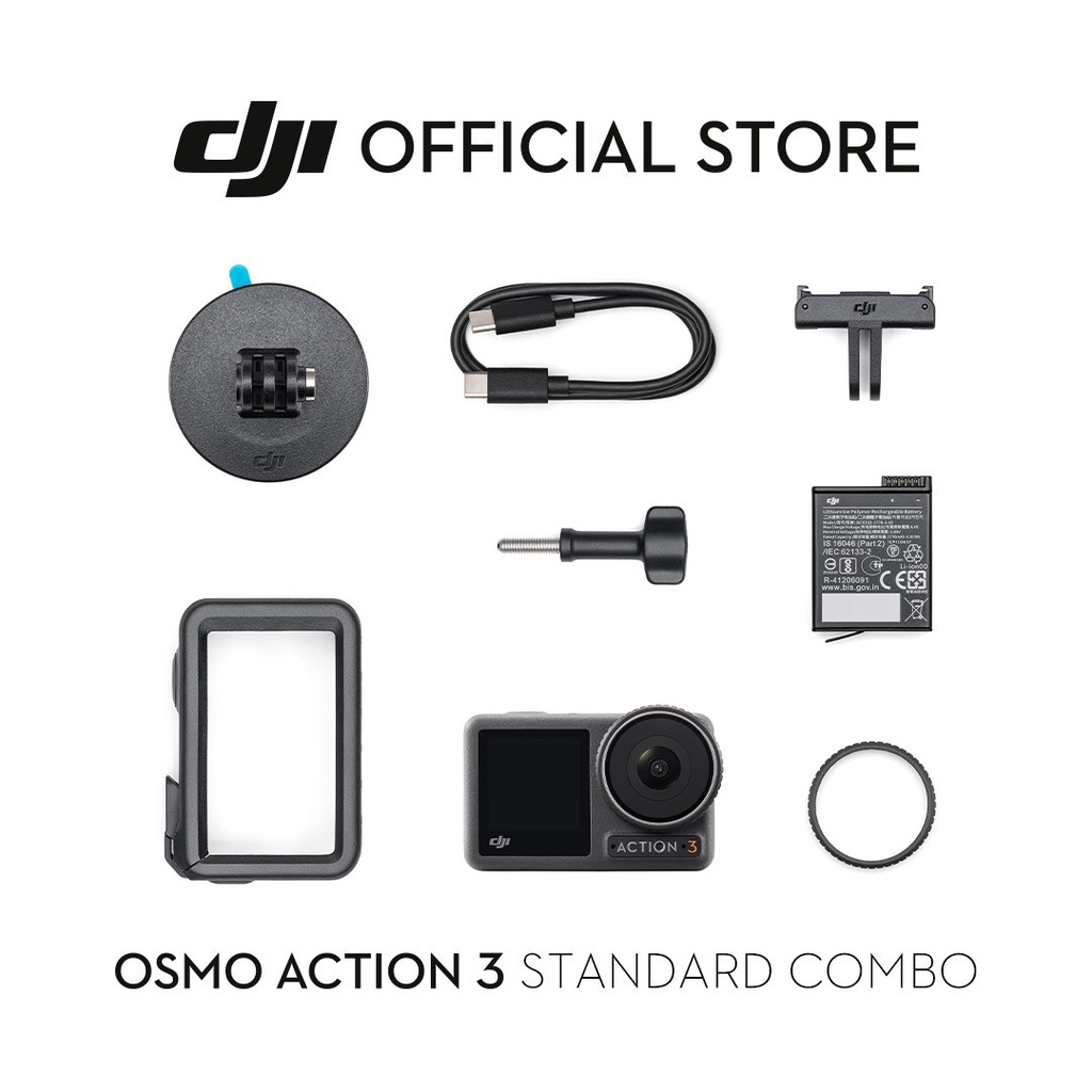 ภาพสินค้าDJI Osmo Action 3 Standard Combo ดีเจไอ กล้องแอคชั่น จากร้าน dji_official_store บน Shopee ภาพที่ 7