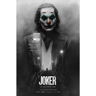 โปสเตอร์หนัง Joker โจ๊กเกอร์ ภาพยนตร์ Movie Poster ภาพติดผนัง ตกแต่งบ้าน รูปติดห้อง ของสะสม ร้านคนไทย