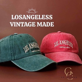สินค้า ✨หมวก หมวกแก๊ปยีนส์ ปักลาย Los Angeles สไตล์วินเทจ✨💢พร้อมส่ง💢