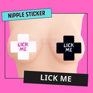 ❌ สติ๊กเกอร์ปิดหัวนม ❌ LICK ME (ขั้นต่ำ 2 คู่ : คละแบบอื่นได้) ที่ปิดหัวนม ปิดจุก แปะหน้าอก ชุดชั้นในเซ็กซี่