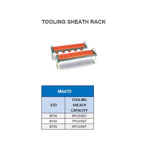 TOOLING SHEATH RACK ชั้นใส่เครื่องมือช่าง