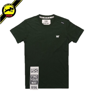 Miamibay T-shirt เสื้อยืด รุ่น Tape แฟชั่น คอกลม ลายปัก ผ้าฝ้าย cotton ฟอกนุ่ม ไซส์ S M L XL