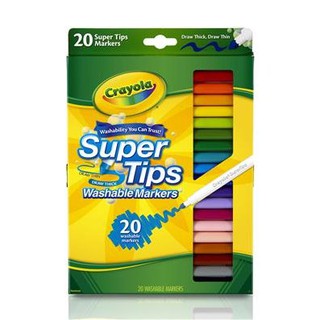 ภาพหน้าปกสินค้าCrayola-สีเมจิก20สี หัวแบบพิเศษเส้นบางและหนาในแท่งเดียว ซึ่งคุณอาจชอบสินค้านี้