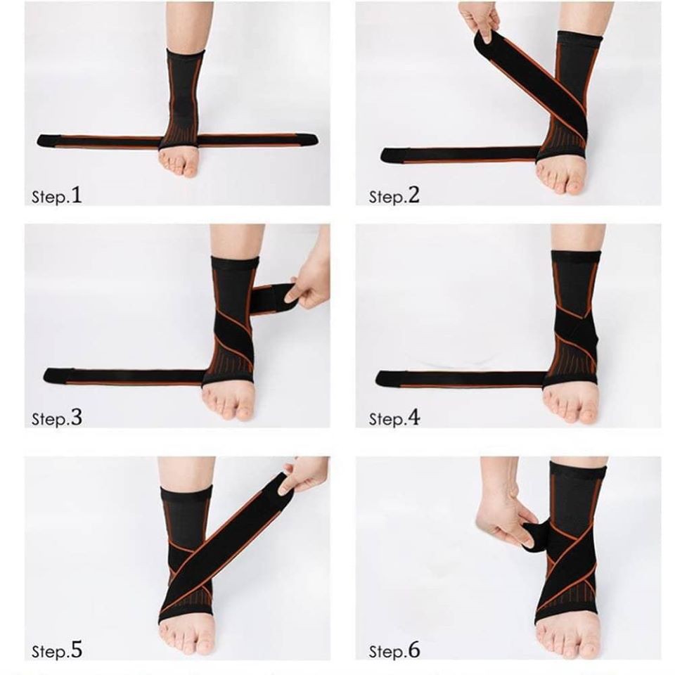 paoku-ankle-support-ผ้าพันข้อเท้าลดการอักเสบเส้นเอ็นข้อเท้า