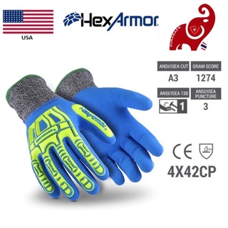 Hexarmor 7102 Rig Lizard® Fluid Safety Gloves