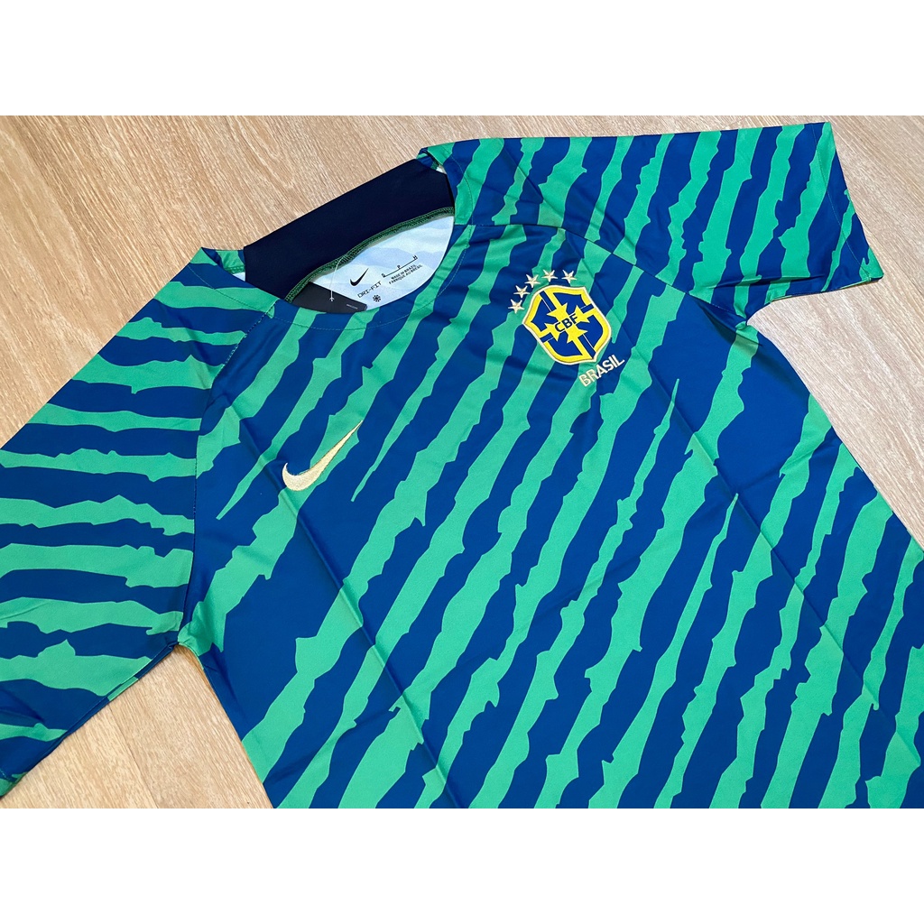 เสื้อทีมชาติ-บราซิล-pre-match-เขียว-22-23