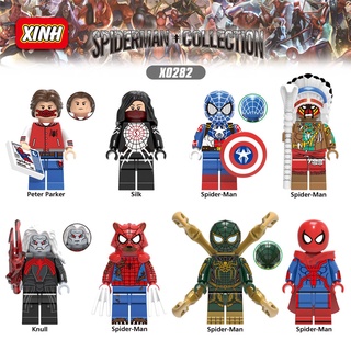 ฟิกเกอร์ Spider Man Super Heroes Block ของเล่นสําหรับเด็ก