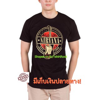 เสื้อยืดวินเทจเสื้อวง Nirvana เนอร์วานา  RCM1448S-5XL