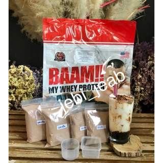 สินค้า เวย์โปรตีน สูตรเพิ่มกล้ามเนื้อ โปรตีน100% แบ่งขาย รส Double Rich Chocolate