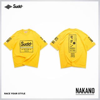 Sudd เสื้อยืดโอเวอร์ไซส์ รุ่น Nakano สีเหลือง