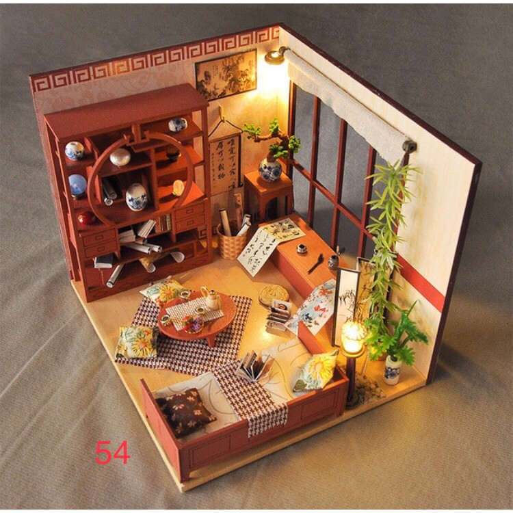 ภาพสินค้าบ้านตุ๊กตา DIY ของตกแต่งบ้าน **พร้อมส่ง **(ประกอบเอง) สร้างบ้านเล่นกับครอบครัว จากร้าน kun_tong บน Shopee ภาพที่ 3