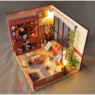ภาพขนาดย่อของภาพหน้าปกสินค้าบ้านตุ๊กตา DIY ของตกแต่งบ้าน **พร้อมส่ง **(ประกอบเอง) สร้างบ้านเล่นกับครอบครัว จากร้าน kun_tong บน Shopee ภาพที่ 3
