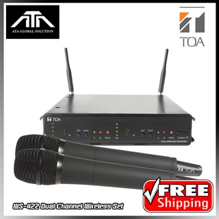 TOA WS-422 Dual Channel Wireless Set ไมค์โครโฟนไร้สาย ไวเรสส์ ไมค์