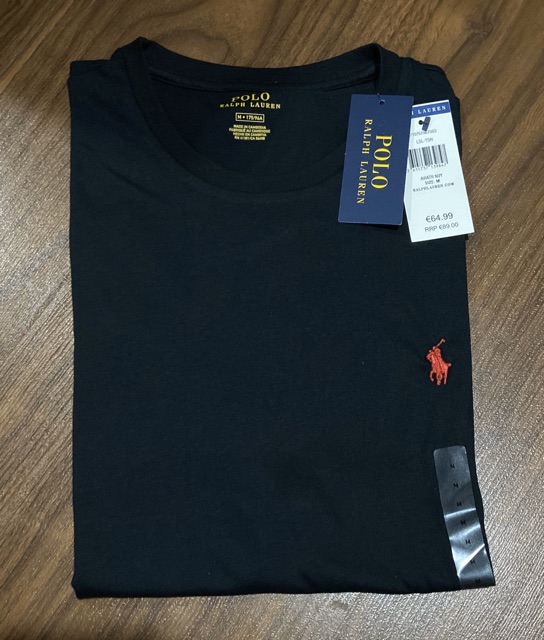 ภาพสินค้าเสื้อยืดคอกลม สีพื้นโปโล ราล์ฟ ลอเรน T-Shirt POLO RALPH LAUREN จากร้าน pongpuns บน Shopee ภาพที่ 1